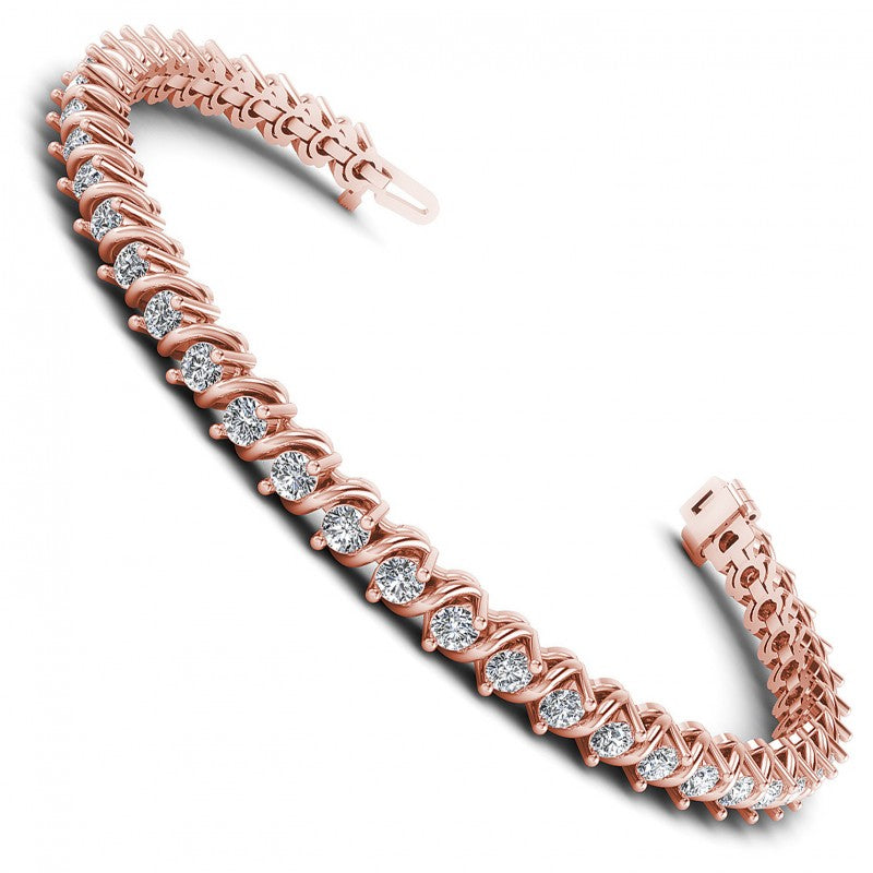Round Diamonds 1.50CT Tennis Bracelet in 18KT White Gold