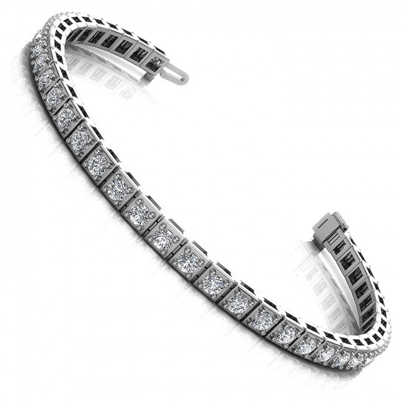 Magnificent Round Diamonds 1.00CT Tennis Bracelet
