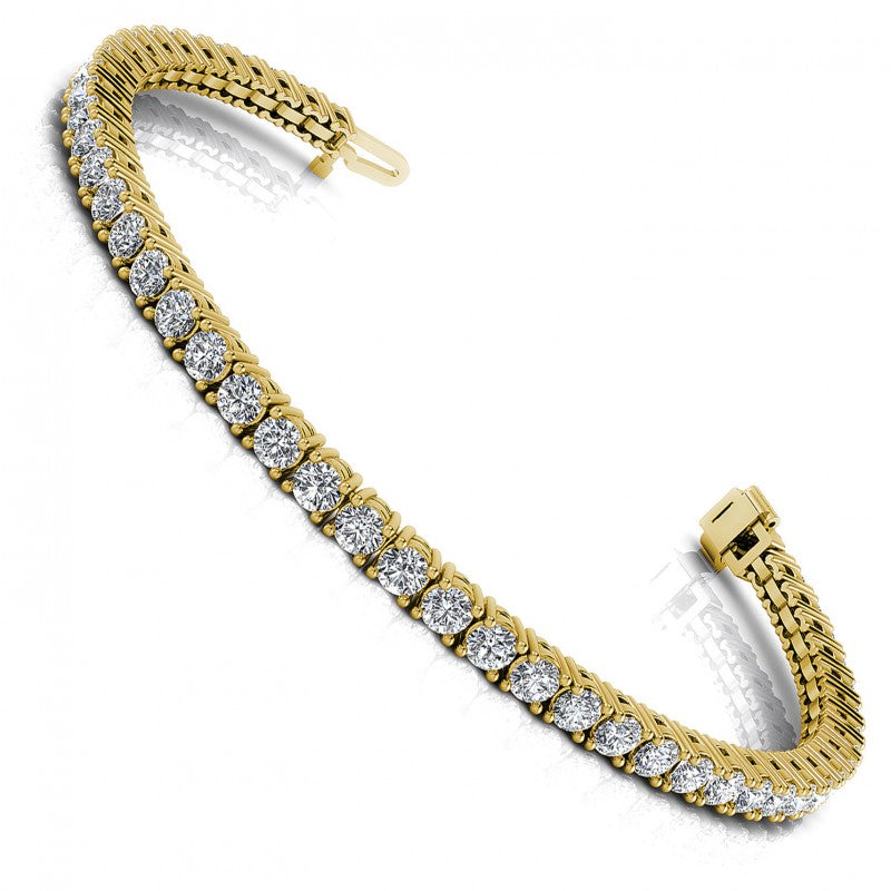 Round Diamonds 2.50CT Tennis Bracelet in 14KT White Gold