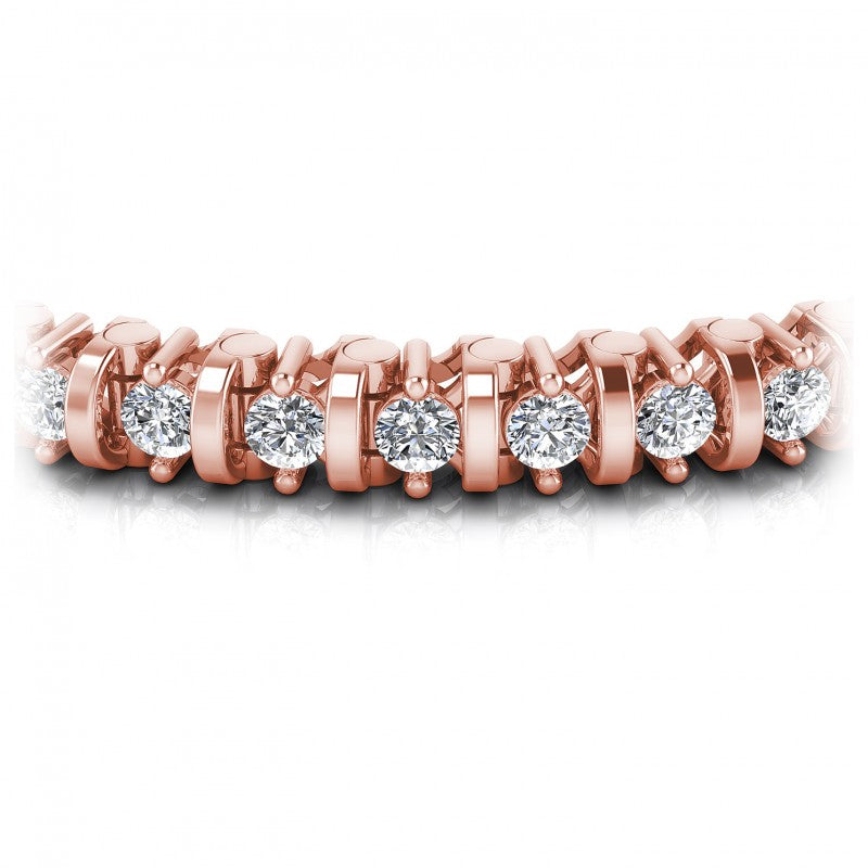 Round Diamonds 2.00CT Tennis Bracelet in 18KT Yellow Gold