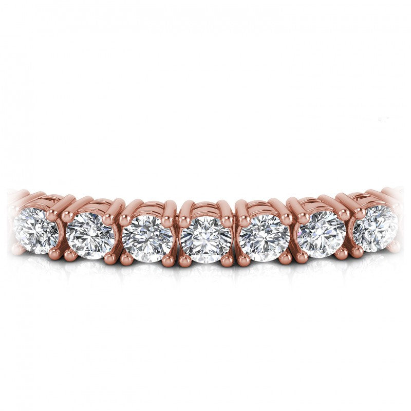 Round Diamonds 2.50CT Tennis Bracelet in 18KT Yellow Gold