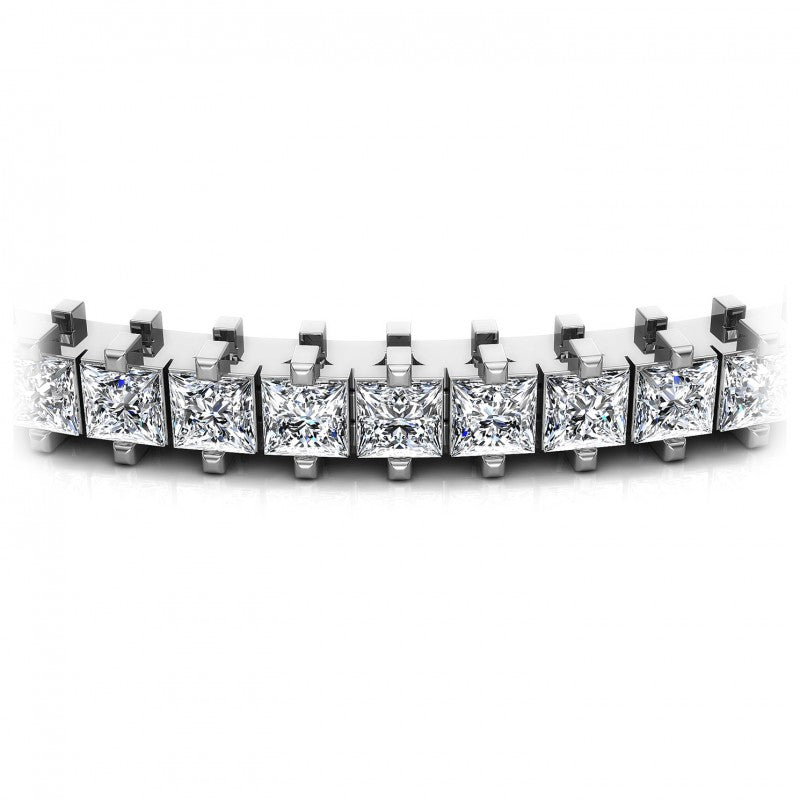 Princess Diamonds 5.00CT Tennis Bracelet in 14KT Yellow Gold