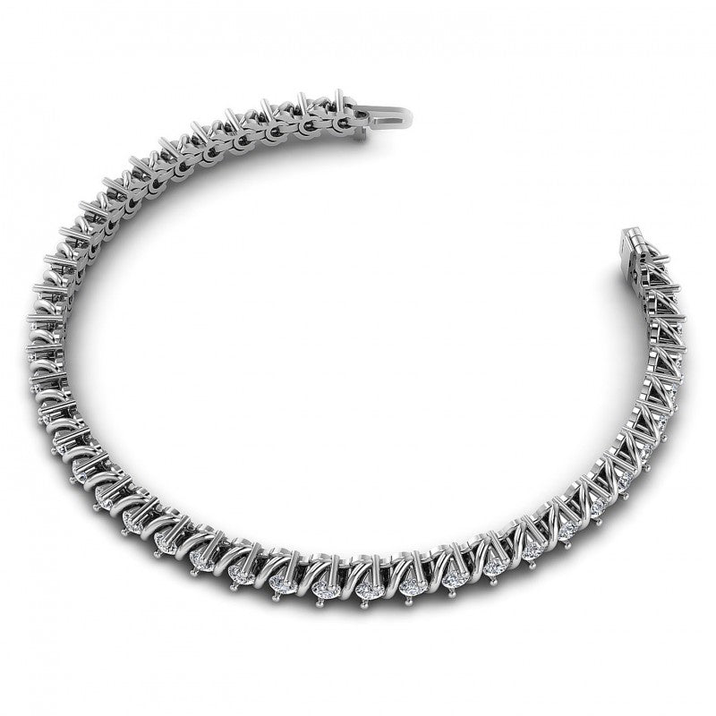 Round Diamonds 1.50CT Tennis Bracelet in 14KT Rose Gold