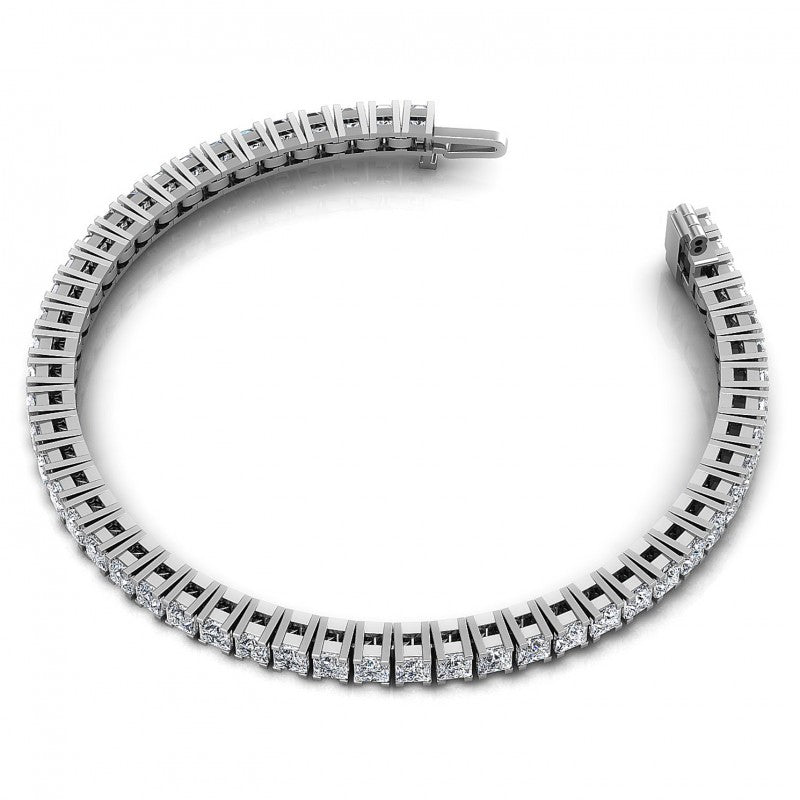 Princess Diamonds 4.00CT Tennis Bracelet in 14KT Rose Gold