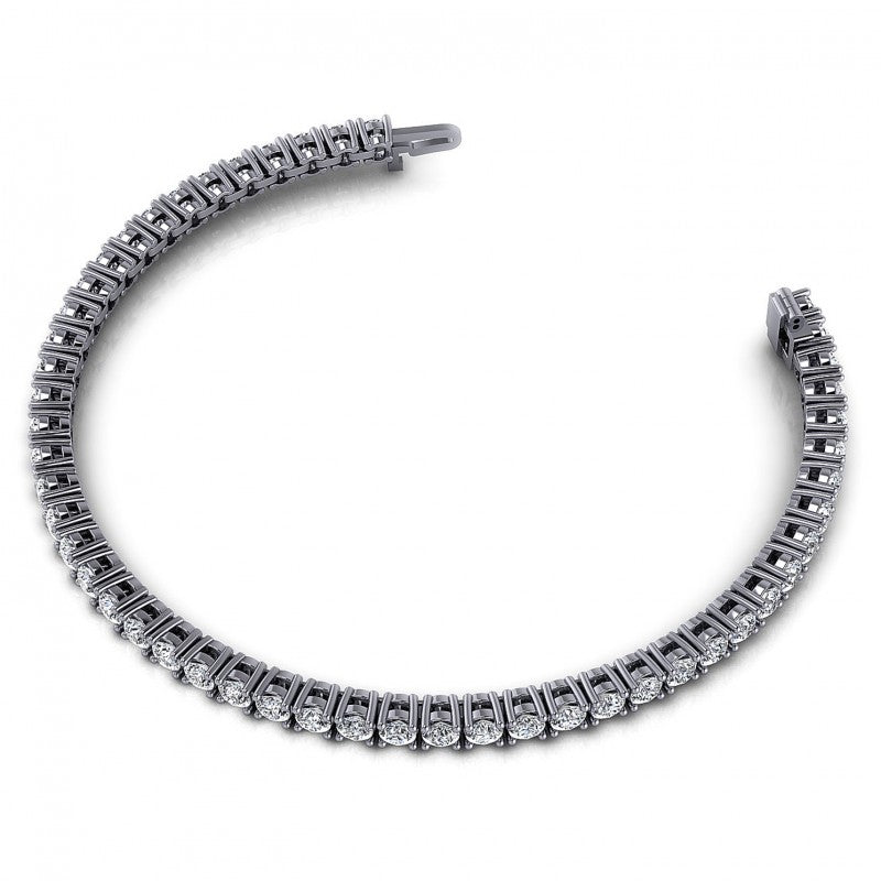 Round Diamonds 2.50CT Tennis Bracelet in 14KT Rose Gold