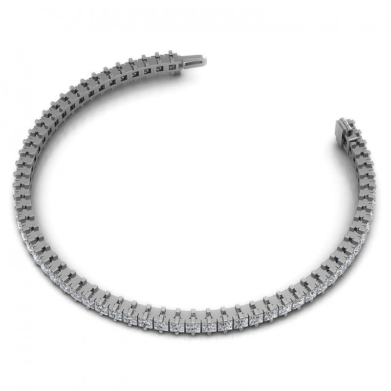 Princess Diamonds 5.00CT Tennis Bracelet in 14KT Rose Gold