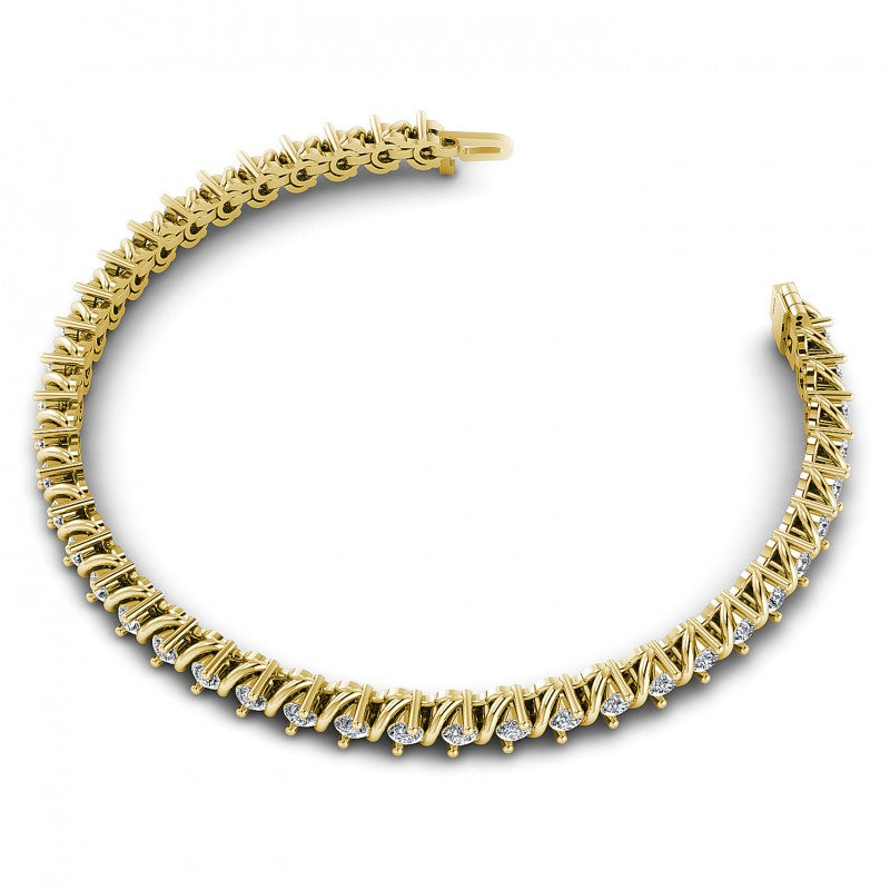 Round Diamonds 1.50CT Tennis Bracelet in 14KT Rose Gold