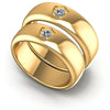 Round Cut Diamonds Wedding Sets in 14KT White Gold
