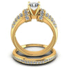 Round Diamonds 1.20CT Bridal Set in 14KT Yellow Gold