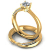 Round Diamonds 0.65CT Bridal Set in 14KT Rose Gold