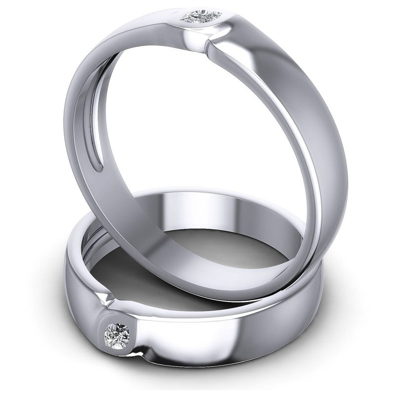 Marquise Cut Diamonds Wedding Sets in 14KT Rose Gold