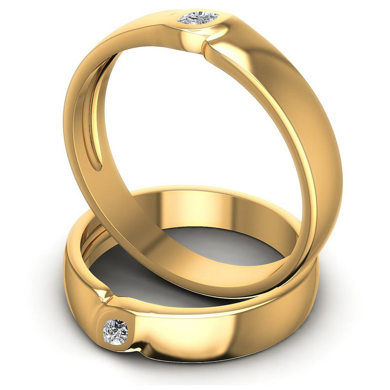 Marquise Cut Diamonds Wedding Sets in 14KT Rose Gold