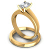 Emerald Cut Diamonds Bridal Set in 14KT Rose Gold