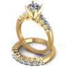 Round Diamonds 1.55CT Bridal Set in 14KT Rose Gold