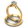 Round Diamonds 0.70CT Bridal Set in 14KT Rose Gold