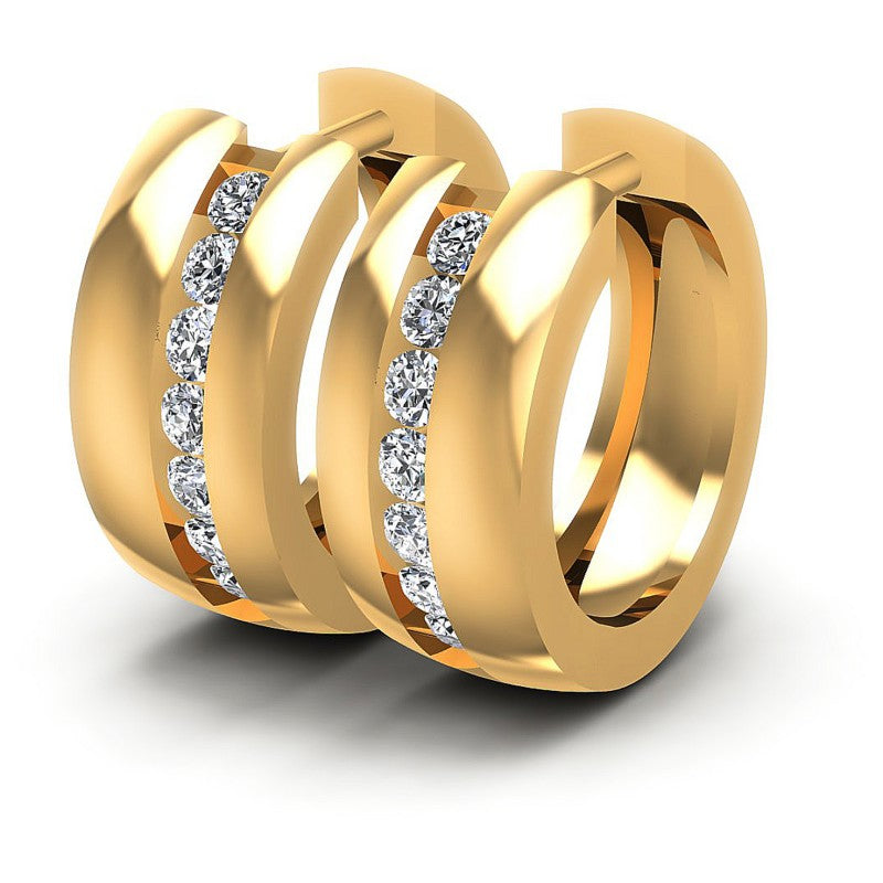 Round Diamonds 0.50CT Earring in 14KT White Gold