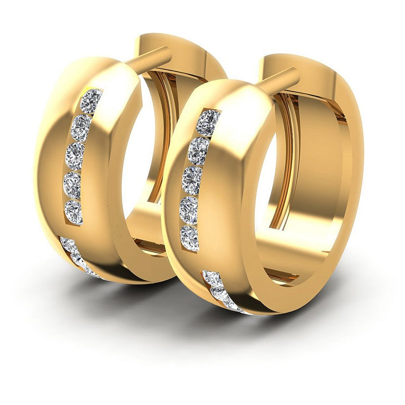 Round Diamonds 0.50CT Earring in 14KT White Gold