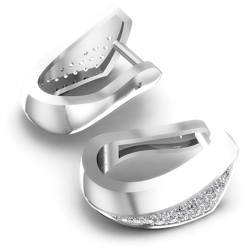 Round Diamonds 0.50CT Earring in 14KT Yellow Gold