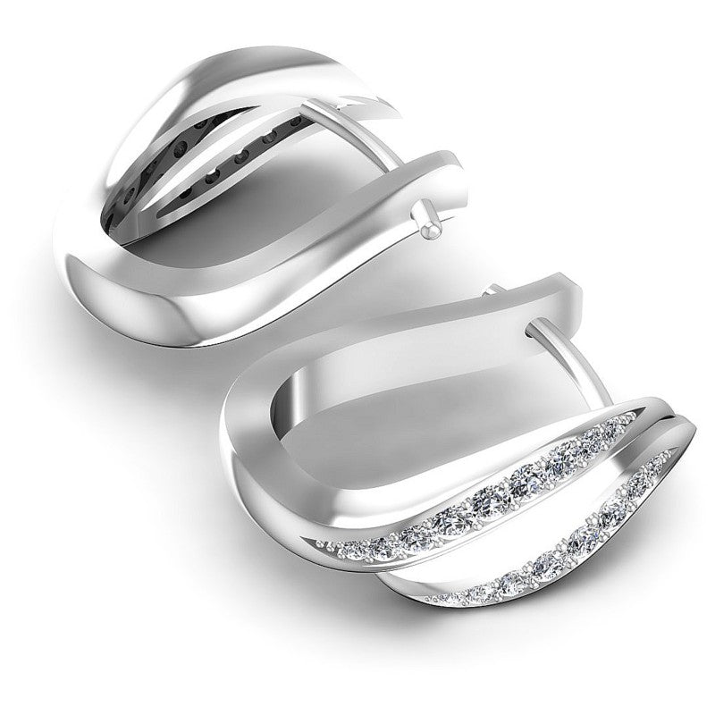Round Diamonds 0.70CT Earring in 14KT Yellow Gold