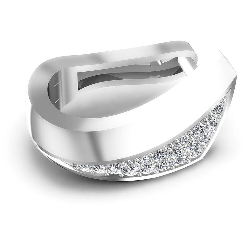 Round Diamonds 0.50CT Earring in 14KT Rose Gold