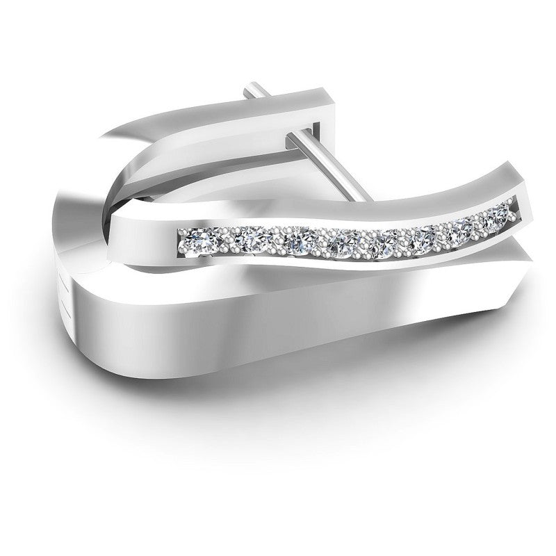Round Diamonds 0.20CT Earring in 14KT Rose Gold
