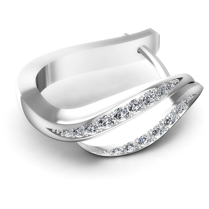 Round Diamonds 0.70CT Earring in 14KT Rose Gold