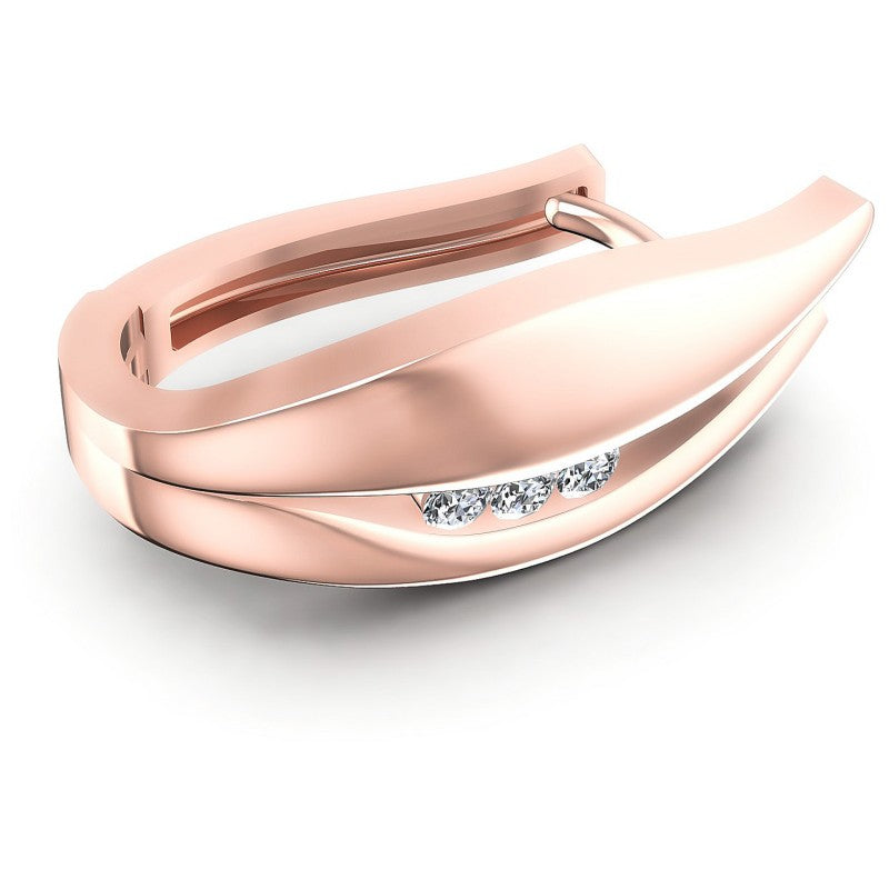 Round Diamonds 0.30CT Earring in 18KT Rose Gold