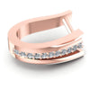 Round Diamonds 0.30CT Earring in 18KT Rose Gold