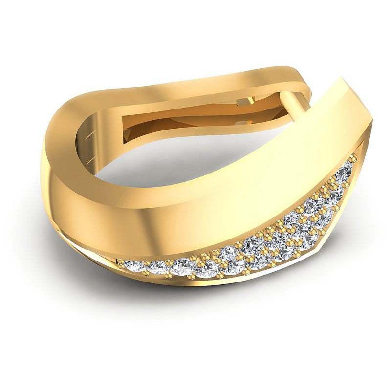 Round Diamonds 0.50CT Earring in 14KT Rose Gold