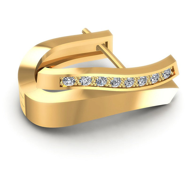Round Diamonds 0.20CT Earring in 14KT Rose Gold