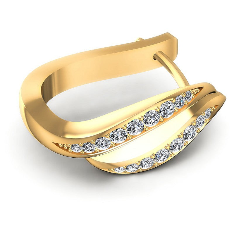 Round Diamonds 0.70CT Earring in 14KT Rose Gold