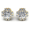 Round Diamonds 1.80CT Designer Studs Earring in 14KT White Gold