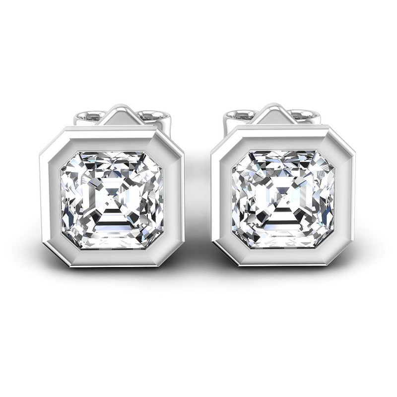 Emerald Diamonds 0.25CT Stud Earrings in 14KT White Gold