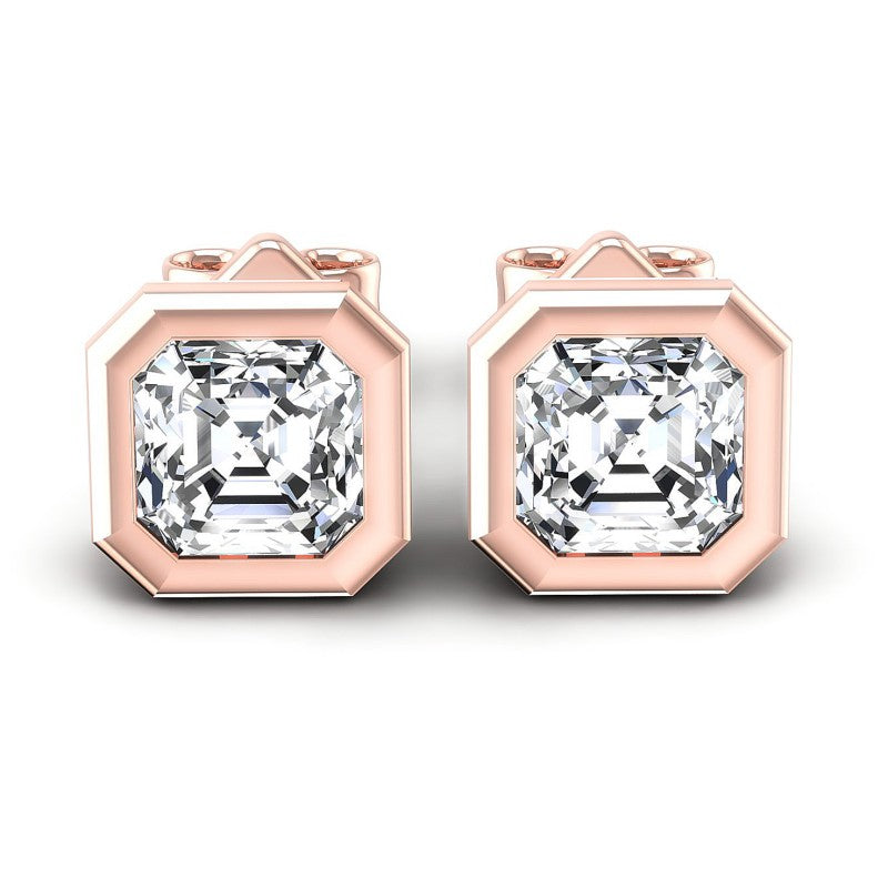 Emerald Diamonds 0.25CT Stud Earrings in 18KT White Gold