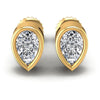 Pear Diamonds 1.00CT Stud Earrings in 14KT White Gold