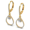 Round Diamonds 1.10CT Earring in 14KT White Gold