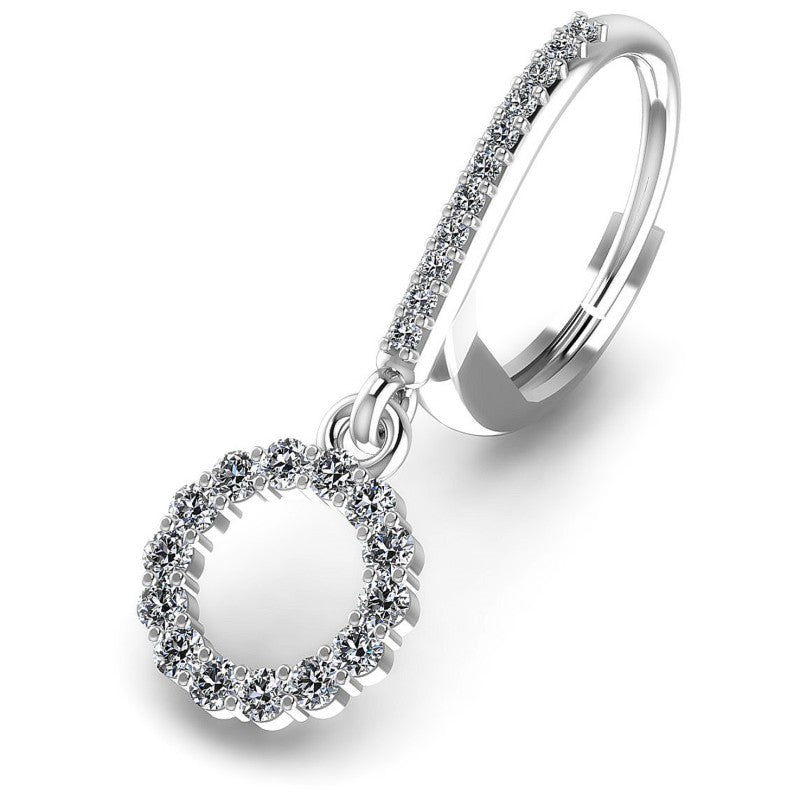 Round Diamonds 0.80CT Earring in 14KT Rose Gold