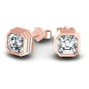 Ascher Diamonds 0.50CT Stud Earrings in 18KT Yellow Gold