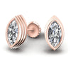 Marquise Diamonds 1.00CT Stud Earrings in 18KT Yellow Gold