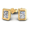 Radiant Diamonds 1.00CT Stud Earrings in 14KT Yellow Gold
