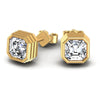 Ascher Diamonds 0.50CT Stud Earrings in 14KT Yellow Gold