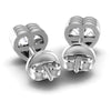 Heart Diamonds 1.00CT Stud Earrings in 14KT Rose Gold