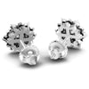 Round Diamonds 1.15CT Designer Studs Earring in 14KT Rose Gold