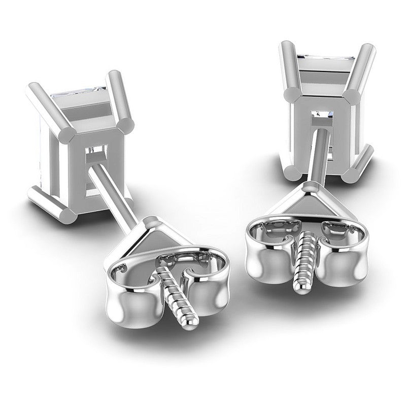 Radiant Diamonds 1.00CT Stud Earrings in 14KT Rose Gold