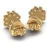 Round Cut Diamonds Designer Studs Earring in 14KT Rose Gold