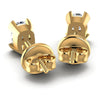 Cushion Diamonds 1.00CT Stud Earrings in 14KT Rose Gold