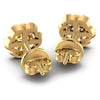 Round Diamonds 0.60CT Designer Studs Earring in 14KT Rose Gold