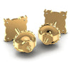 Round Diamonds 1.10CT Designer Studs Earring in 14KT Rose Gold