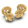Round and Heart Diamonds 0.55CT Designer Studs Earring in 14KT Rose Gold