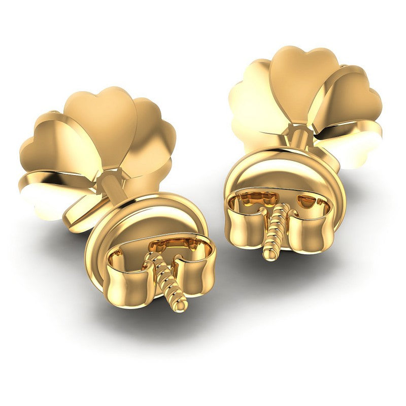 Round Diamonds 0.25CT Stud Earrings in 14KT Rose Gold
